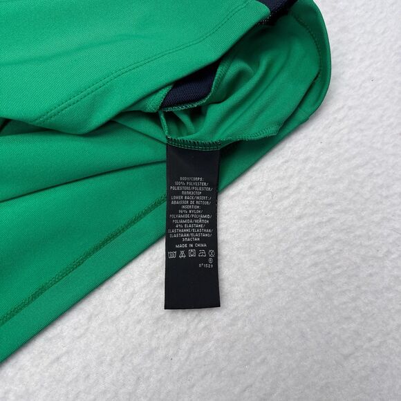 RLX Ralph Lauren Golf Polo Shirt Mens Size Medium Green Blue Breathable Stretch - Picture 6 of 9